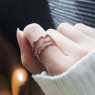 ✨ Shuling ✨ anillo brillante de circonita Moda para mujer