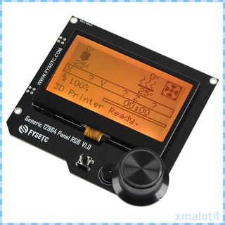 Adaptador de Controlador de Pantalla Inteligente LCD 12864 para RepRap RAMPS 1.4 3D Printer (4)