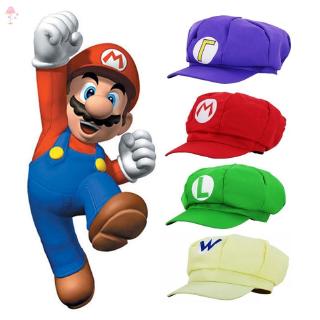 Super Mario Bros sombrero Mario Luigi gorra Cosplay ropa deportiva rojo verde Nintendo juego Mario Odyssey (1)