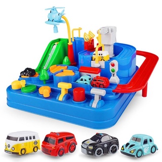 cvi bebé niños manual riel tren pista rompecabezas coche juguetes para niños educación juguete mesa juego regalos de navidad (1)