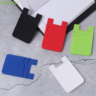 clever hot sale card pocket stick adhesivo elástico teléfono tarjetero nuevo universal silicona moda cartera caso/multicolor