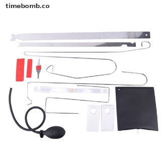 [tiempo] kit de herramientas de apertura de emergencia para abrir la puerta del coche +bomba de aire [tiempo]