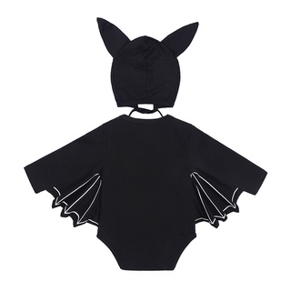 Disfraz de Halloween 2021 nuevos productos bebé Halloween manga larga de una sola pieza calabaza alfabeto Halloween bebé de una sola pieza triángulo escalada (7)