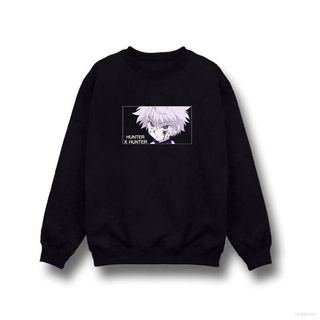 Hot Hunter X Hunter - Killua Zoldyck suéter de manga larga Anime Tops Unisex jersey sudadera más el tamaño de alta calidad