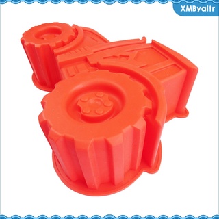 diy 3d tractor forma de silicona moldes para hornear moldes para hornear moldes flexibles (9)