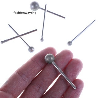 [fashionwayshg] 6 ruedas redondas de diamante de 3 mm de vástago redondo para herramienta rotativa [caliente] (6)