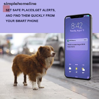[simplehomeline] Rastreador GPS para mascotas/perro/gato/localizador en tiempo Real/localizador de seguridad