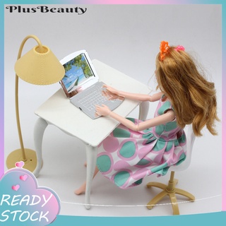 Pluscloth escritorio portátil lámpara silla muebles accesorios para decoración niños niña juguete