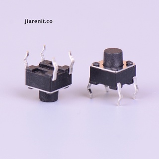 [jiarenit] 50pcs micro interruptor 6*6*6mm 4pin momentáneo táctil interruptor de botón co (1)