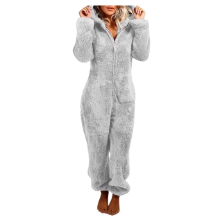 Bgk Pijama/ropa De Dormir/mono Casual De Mangas largas con capucha cálida Para invierno (2)