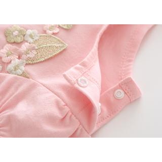 Princesa bebé niña ropa verano recién nacido niñas vestido bordado fiesta Cupcake bautismo Mini vestidos (6)