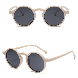 Anhengxin Retro al aire libre gafas de sol estilo gafas de conducción redondas gafas de sol mujeres moda tendencia calle tiro UV400 protección señoras Vintage pequeño marco (5)