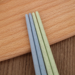 1 par de palillos de paja de trigo antideslizantes de 17,4 cm, reutilizables, para el hogar, reutilizables, palillos de paja, herramientas de cocina, estilo chino (6)
