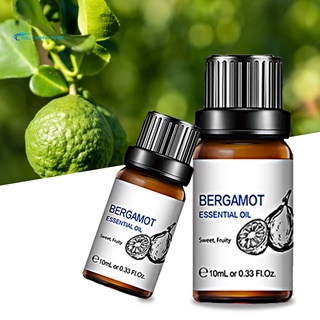 stock 10ml aceite esencial de bergamota refrescante aire hidratante extracto de plantas fragancia aceites