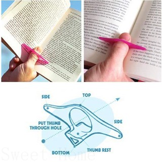 Soporte para libros de pulgar soporta marcadores de dedo anillo libro marcadores para libros papelería escuela oficina SWHM (3)
