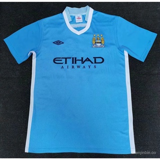 2011 / 2012 camiseta De fútbol Retro Manchester City Home 1st