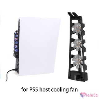 Soporte vertical USB con 3 ventiladores de refrigeración enfriador para Playstation 5 para PS5 consola Host radiador disipación de calor accesorios de juego lele
