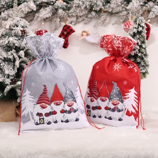 forester bolsa de regalo de navidad bolsa de regalo de navidad regalo de navidad accesorios para el hogar ventana adornos santa claus