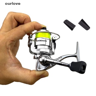 [ourlove] carrete giratorio de bolsillo mini 100 aparejos de pesca pequeño carrete giratorio 4. 3:1 metal [ourlove]
