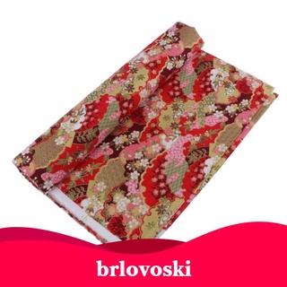 [brlovoski] Estampas De algodón Estilo japonés Quilting tela retazos tejido tejido Costura retazos flores Diy