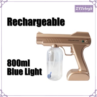 Handheld Rechargeable Nano Disinfection Sprayer Fogger Sanitizer Blue Light (3)