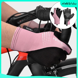 guantes de ciclismo acolchados de medio dedo transpirable para motocicleta, ciclismo, gimnasio