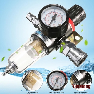 yunag 1/4" compresor de aire filtro separador de agua kit de herramientas con regulador g