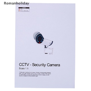 [romanholiday] 1:1 modelo de papel falso de seguridad maniquí cámara de vigilancia modelo de seguridad puzzles co (5)