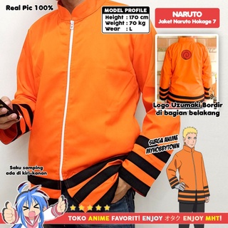 Naruto Hokage 7 chaqueta - disfraz de Cosplay Anime
