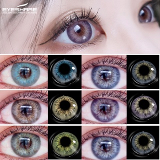 EYESHARE 2 Pzs/Par Lentes De Contacto De Colores Para Ojos TAYLOR Hermosos Pupilos Cosméticos De Uso Anual (1)