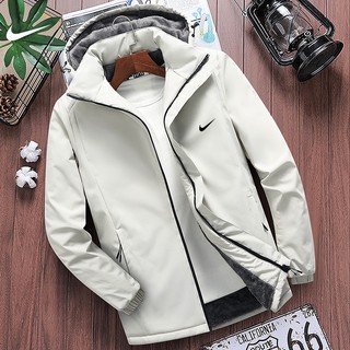 ! ¡Nike! El nuevo ocio cómodo Bomber chaqueta Denim chaqueta de cuero chaqueta (1)