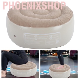 Phoenixshop - taburete inflable portátil de PVC (1X, silla de aire suave, para deportes de Fitness)