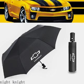 Chevrolet paraguas totalmente automático plegable a prueba de viento paraguas