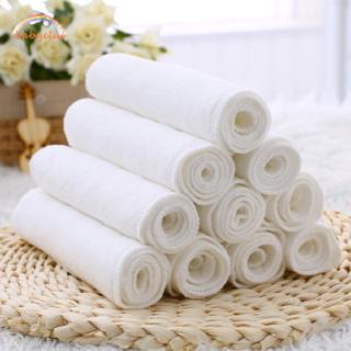 10 pzas de pañales desechables de algodón para bebé/pañal de algodón ecológica con pañales