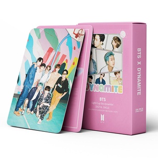 Hequ XTE 54Pcs BTS LOMO Cards Dynamite New Album Card Bangtan Boys BTS Postcards DYNAMITE Cards (4)
