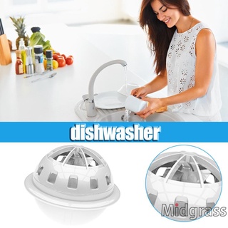 ❃Midgrass_Dc 5V 2A limpiador Mini fregadero lavavajillas perezoso plato lavadora para cocina❀