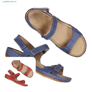 SA Women Fashion Low Wedge Heel Shoes Peep Toe Adjustable Double Strap Sandals