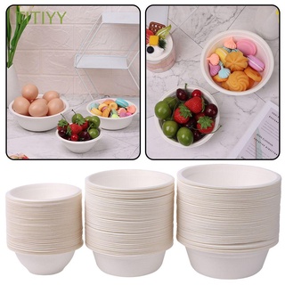 TITIYY 50PCS Snacks Festival Supplies Barbecue Home Party Disposable Dinnerware New Outdoor Dining Birthday Supplies Fruits Party Tableware