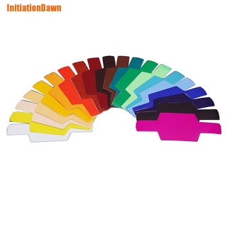 Initiationdawn> Selens 20Pc Se-Cg20 Flash/Speedlite/Speedlight Color Gels filtros