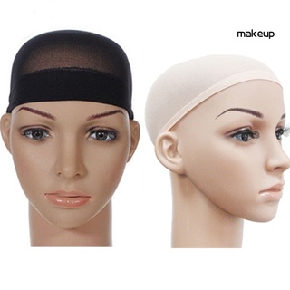 mk- 2 tapas de peluca reutilizables unisex de alta elasticidad de forro para cosplay (1)