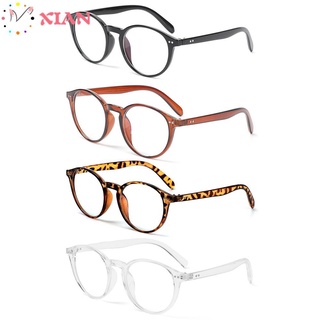 Xianstore gafas de bloqueo de luz azul/lentes ópticos Retro/gafas de filtro para juegos/gafas ultraligeras redondas de marco de PC Unisex/espejo plano Multicolor