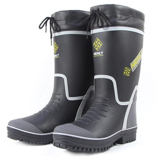 HL 20 de moda primavera tubo alto de goma botas de lluvia zapatos de agua transpirable antideslizante cómodo fishin20 [en] (1)