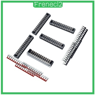 [Freneci2] 5 x doble fila 12 posiciones de tornillo de barrera de terminales de bloques de terminales (9)