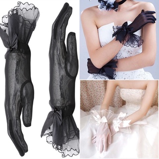 1 par de guantes cortos de satén de moda para ópera/boda/boda/fiesta/fiesta/disfraz