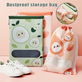 Storage Bag Travel Portable Shoes Divided Dustproof Drawstring Drawstring Pocket Waterproof Shoe Bag Non-Woven (1)