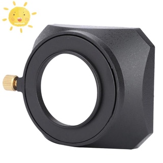 newyi - campana de lente de forma cuadrada para cámara individual fuji nikon (52 mm)