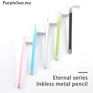 [Purplesun] lápiz eterno sin tinta/escritura ilimitada/suministros escolares/papelería MY