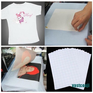 (Hot^) 20 piezas de papel de sublimación A4 transferencia de algodón no puro camiseta de papel para hornear taza