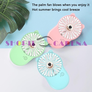 （shopeecarenas） Mini Electric Handheld Fan Portable USB Charging Fans for Student Dormitory