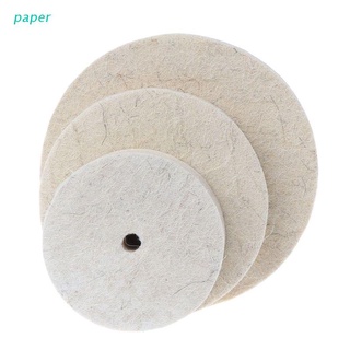 taladro de papel de molienda de la rueda de pulido de la rueda de fieltro de lana almohadilla de pulido disco abrasivo para banco amoladora herramienta rotativa